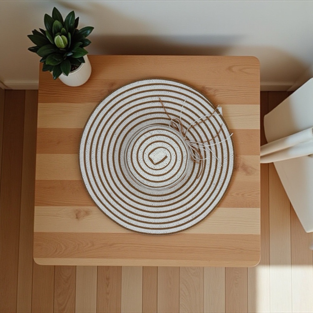 Tahari Tan and White Sun Hat NWT - Picture 2 of 5